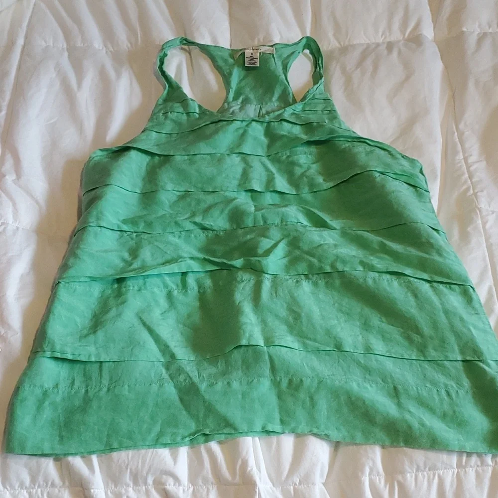 Green Trinity Racer Back Tank Top - Picture 5 of 6